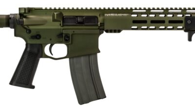 Griffin Armament MK2PATROLWHG-W MK2 Patrol 223 Wylde 30+1 14.50" Black Anodized Barrel, Warhawk Green Anodized Aluminum Receiver w/Picatinny Rail, M-LOK Handguard, Griffin Extreme Condition Black Poly