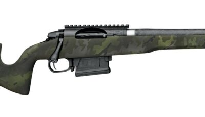 Proof Research 150887 Elevation 2.0 7mm PRC 3+1 20" Carbon Fiber Match Grade Threaded Barrel, Black Receiver w/Picatinny Rail, Midnight Camo Fixed Carbon Fiber Stock, Right Hand