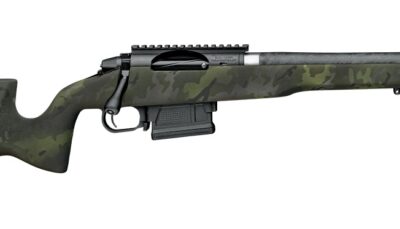 Proof Research 151624 Elevation MTR 2.0 7mm BC 3+1 16.50" Carbon Fiber Match Grade Threaded Barrel, Black Receiver w/Picatinny Rail, Midnight Camo Proof Fixed Carbon Fiber Stock, Right Hand