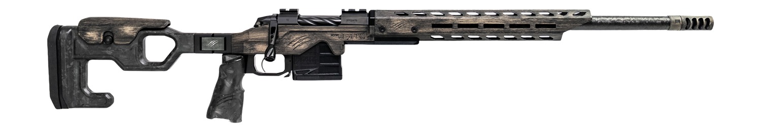 Fierce Firearms REPMT65PRC20DB Reaper MTN 2.0 6.5 PRC 3+1 20" Carbon Fiber Match Grade Threaded Barrel, Distressed Bronze Cerakote Titanium Drilled & Tapped Receiver, M-LOK Handguard, Magnesium Foldin