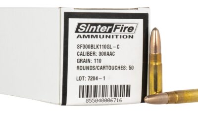 SINTERFIRE SF300BLK110GL-C 300 BO GL 110G LF 50/10