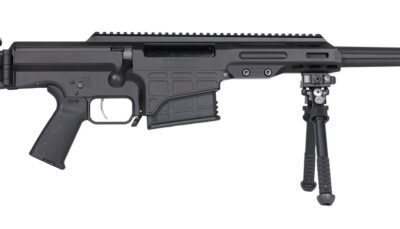 Barrett 19972 MRAD Covert 6.5 Creedmoor 10+1 17" Black Match Grade Fluted Barrel, Black Cerakote Aluminum Receiver w/Picatinny Rail, M-LOK Handguard, Side Folding w/Adj Comb Black Polymer Stock, Black