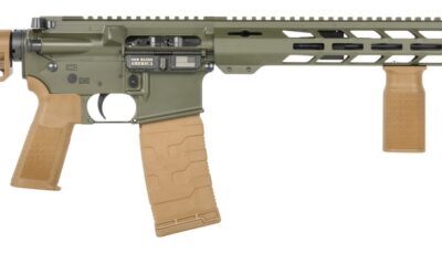Patriot Ordnance Factory 02549 P-15 Base SMU 300 Blackout 30+1 13.75" Black Nitride Match Grade Barrel, Olive Drab Cerakote Aluminum Receiver w/Picatinny Rail, M-LOK Handguard, Amend2 Adjustable OD Gr