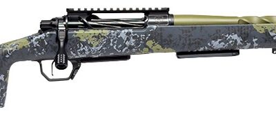 Horizon Firearms HRF-VE2-7MBC-16R Venatic 2 7mm BC 16" Sage Green Spiral Fluted Threaded Barrel, Black DLC Receiver w/Picatinny Rail, Arca Rail Forend, Artic Moss Iota EKO X Carbon Fiber Stock