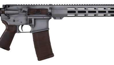 Shark Coast Tactical 300-169-1000-04 Pillager 5.56 NATO 30+1 16" Black Nitride Threaded Barrel, Aluminum Receiver w/Picatinny Rail, M-LOK Handguard, Magpul Collapsible Black Polymer Stock, Brown Magp