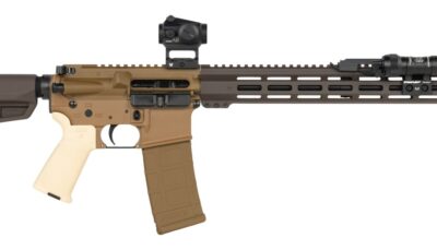 Shark Coast Tactical SCC06995KRAKEN Kraken Bundle 5.56 NATO 30+1 16" Black Nitride Threaded Barrel, Aluminum Receiver w/Picatinny Rail, M-LOK Handguard, Magpul Collapsible Polymer Stock, Magpul MOE Gr