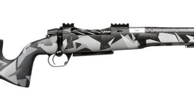 Proof Research 153994 Elevation FDX MTR 6.5 Creedmoor 18" Carbon Fiber Threaded Barrel, Splinter Camo Carbon Fiber Stock, Right Hand