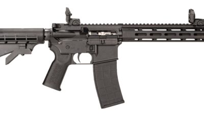 Tippmann Arms A101174 M4-22 Elite SBR 22 LR 25+1 11" Black Parkerized Threaded Barrel, Matte Black Aluminum Receiver w/Picatinny Rail, M-LOK Handguard, Adjustable Black Polymer Stock, Black Gen2 Grip