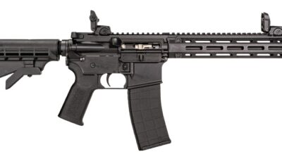 Tippmann Arms A101151 M4-22 Pro SBR 22 LR 25+1 11" Black Parkerized Threaded Barrel, Matte Black Aluminum Receiver w/Picatinny Rail, M-LOK Handguard, Black Adjustable Polymer Stock, Black Gen2 Grip