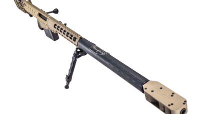 Thompson TAO50FDE TAO50  50 BMG 10+1 29" Black Barrel, Flat Dark Earth Anodized Receiver w/Picatinny Rail, Barrett Accu-Tac Bipod, Black Polymer Magpul PRS Gen3 Stock, Magpul MOE+ Grip