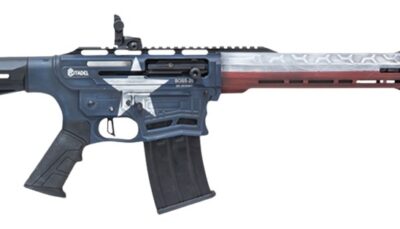 Citadel CBOSS2512-TEX Boss25  12 Gauge 3" 5+1 18.75" Threaded Barrel, Texas Flag Steel Receiver w/Picatinny Rail, Adj Comb Synthetic Butt Stock, Picatinny Rail Forend, Polymer Grip
