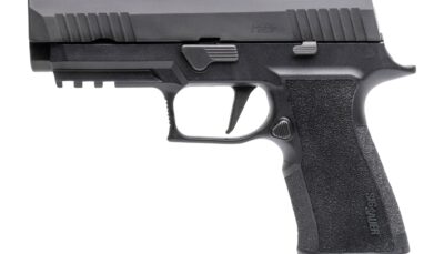 Sig Sauer 320XCA10COMP10 P320 XTen Carry Comp 10mm Auto 10+1 3.80" Black Nitron Optic Ready/Single Port Integrated Expansion Slide, Black Stainless Steel Frame w/Picatinny Rail, XSeries Carry Length M