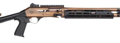 Panzer Arms PAM4CSBRBTMFSS M4 Speed Pro 12 Gauge Semi-Auto 3" 5+1 18.50" Distressed Copper Ported Barrel, Distressed Copper w/Bronze Titanium Accents Aluminum Receiver w/Picatinny Rail Receiver, Skele