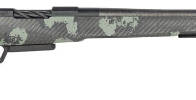 Fierce Firearms RIVSCX25CM22BF Carbon Rival XP 2.0 25 Creedmoor 3+1 22" Carbon Fiber Match Grade Barrel, Black Cerakote Stainless Steel Drilled & Tapped Receiver, Forest Camo Push Button Adj Cheek Pie