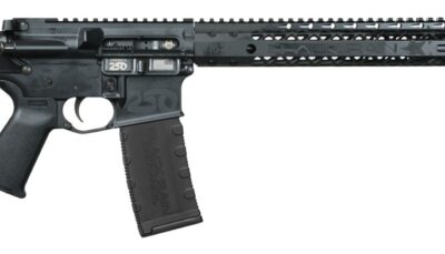 Black Rain Ordnance BRO-AMFLAG-BLKOUT-250 Spec15 250th Anniversary 5.56 NATO 30+1 16" 250th Anniversary Engraving Aluminum Receiver w/Picatinny Rail, Magpul MOE SL Black Polymer Stock. Black Magpul Gr