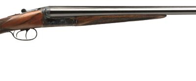 Dickinson LLC  Estate Break Open 2.75" 2rd 26" Side By Side Barrel, True Bone-Charcoal Case Hardening Receiver, English Style Turkish Walnut Stock