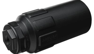 Jaguar Silencers CAF889TH-SB  CA-Fatty 5.56mm 2" Black Titanium 1.375"x24