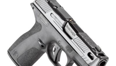 Smith & Wesson 14775 M&P9 Shield X Sub-Compact Frame 9mm Luger 10+1 3.60" Black Armornite Fluted Ported Barrel, Black Armornite Stainless Steel Optic Ready/Serrated Slide, Black Polymer Frame w/Picati