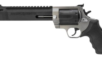 Taurus 2-35085RH Raging Hunter  350 Legend 6 Shot 8.38" Matte Black Barrel w/Picatinny Rail, Matte Black Oxide Cylinder,  Matte Stainless Steel Frame w/Picatinny Rail, Transfer Bar Safety