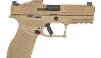 Springfield Armory EC9409FUPAC Echelon 4.0FC 9mm Luger 18+1 4" Black Melonite Barrel, FDE Cerakote Steel Optic Ready/Serrated Slide & Polymer Frame w/Picatinny Rail, Adaptive Texture Grip