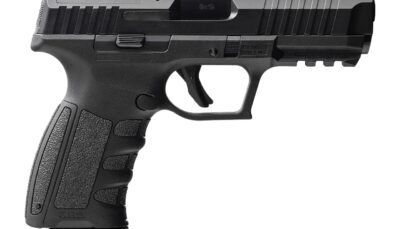 MAC 15000601 RA-9 Full Size 9mm Luger 17+1 4.25" QPQ Tenifer Cerakote Steel Optic Ready Slide, Tenifer QPQ Polymer Frame w/Picatinny Rail, Polymer Grip, RMR Footprint, Ambidextrous