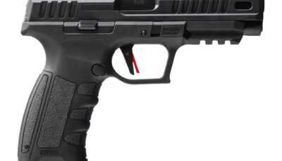 MAC 15000602 RA-9 Defense S 9mm Luger 17+1 4.75" QPQ Tenifer Cerakote Steel Lightening Cut/Optic Ready Slide, Tenifer QPQ Polymer Frame w/Picatinny Rail, Polymer Grip, RMR Footprint, Ambidextrous