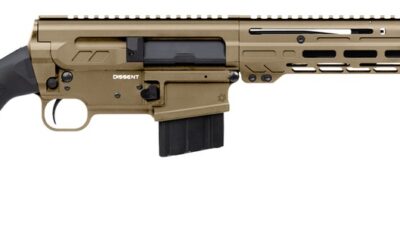 CMMG 34A670FCT Dissent BR4 338 ARC 10+1 16.10" Black Nitride Threaded Barrel, Coyote Tan Cerakote Aluminum Receiver w/Picatinny Rail, M-LOK Handguard, Magpul SGA 870 Black Synthetic Stock