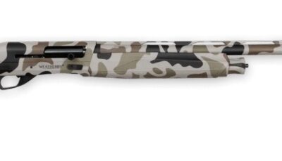 Weatherby EX22028PGM Semi-Auto 3" 2+1 28" DUX Camo Vent Rib Barrel DUX Camo Steel Receiver Drilled & Tapped Receiver Fixed Hydrodipped DUX Camo Synthetic Stock