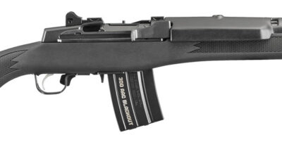 Ruger 5864 Mini-14 Tactical 300 Blackout 20+1 16.12" Blued Threaded Barrel, Blued Drilled & Tapped Steel Receiver, Black Synthetic Fixed Stock, Right Hand
