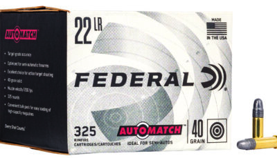 Federal AM22 Champion Training Auto Match 22LR 40gr Lead Round Nose 325 Per Box/10 Case *Bulk