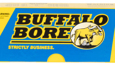 Buffalo Bore Ammunition 47D20 Hunting & Sniping Strictly Business 458SOCOM 400gr Semi Jacketed Flat Point 20 Per Box/12 Case