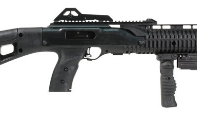 Hi-Point 995FGFLLAZTS 995TS Carbine 9mm Luger 16.50" 10+1 Black All Weather Molded Stock W/Forward Folding Grip, Weapon-Mounted Flashlight and Laser