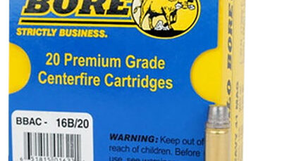 Buffalo Bore Ammunition 16B20 Heavy Strictly Business 41Rem Mag 230gr Hard Cast Semi Wadcutter 20 Per Box/12 Case