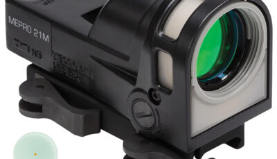 Meprolight USA 626210 M21  Black 1x 30 mm 4.3 MOA Red Dot