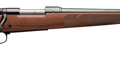 Winchester Guns 535200226 Model 70 Featherweight 270 Win 5+1 Cap 22" Brushed Polish Blued Rec/Barrel Satin Walnut Fixed with Feather Checkering Stock Right Hand with MOA Trigger System (Full Size)