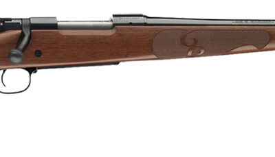 Winchester Guns 535201220 Model 70 Featherweight Compact 308 Win Caliber with 5+1 Capacity, 20" Barrel, Brushed Polish Blued Metal Finish & Satin Walnut Fixed Feather Checkered Stock Right Hand