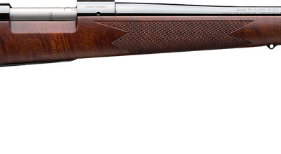 Winchester Repeating Arms 535203212 Model 70 Super Grade 243 Win Caliber with 5+1 Capacity, 22" Barrel, High Polished Blued Metal Finish & Satin Fancy Walnut Stock Right Hand (Full Size)
