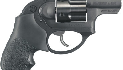 Ruger 5456 LCR Small Frame 9mm Luger 5rd 1.87" Matte Black Steel Barrel, Black PVD Cylinder, Matte Black Stainless Steel Frame, Black Hogue Tamer Monogrip, Concealed Hammer