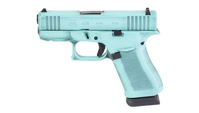 GLOCK 43X 9MM 15RD ROB EGG BLUE BW