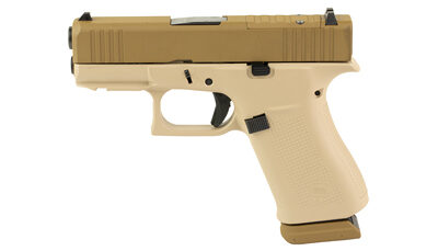 GLOCK 43X 9MM 15RD TWO TONE TAN