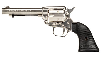 HERITAGE 22LR ONLY 4.75" NICKEL STAR
