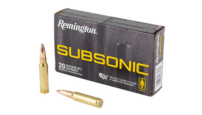 REM 308WIN SUBSONIC 205GR BHP 20/200