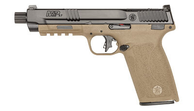 S&W M&P 5.7X28 OR TB 22RD 5" FDE/BLK