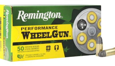 Remington Ammunition 22281 Performance WheelGun 38Special 158gr Lead Round Nose 50 Per Box/10 Case