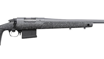 Bergara Rifles BPR2065MCHB Premier HMR Pro 6.5 Creedmoor 5+1 24" Heavy/Threaded Barrel, Tactical Gray Cerakote, Black with Gray Fleck Stock