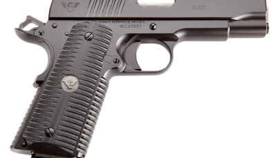 Wilson Combat ACPSOM45 ACP Commander 45 ACP 4.25" 8+1 Black Armor-Tuff Frame Black Carbon Steel Slide with Black G10 Eagle Claw Grip