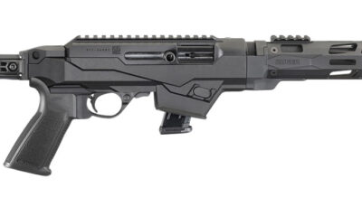 Ruger 19126 PC Carbine *State Compliant 9mm Luger 10+1 16.12" Fluted Barrel, Type III Hard Coat Anodized Aluminum Alloy Receiver, Fixed Magpul MOE Stock, M-Lok Accessory Slots, Optics Ready