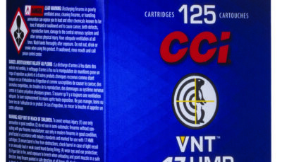 CCI 923CC VNT Rimfire 17HMR 17gr Varmint Tipped 125 Per Box/10 Case