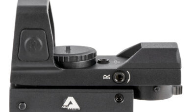 Aim Sports RT503F Full-Size Reflex Sight  Matte Black 1x33mm Red/Green Multi Reticle
