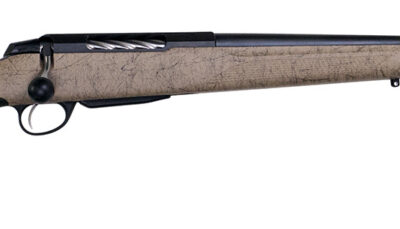Tikka JRTXRT319 T3x Lite 6.5 PRC 3+1 24.30" Fluted/Threaded, Black Barrel/Rec, Black Webbed Tan Roughtech Synthetic Stock, Interchangeable Grip, Muzzle Brake